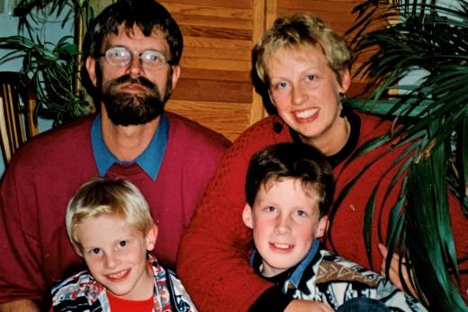 Gezin dankzij de hulp van een spermadonor
